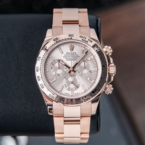 rose gold rolex daytona black face|Rolex Daytona Rose gold .